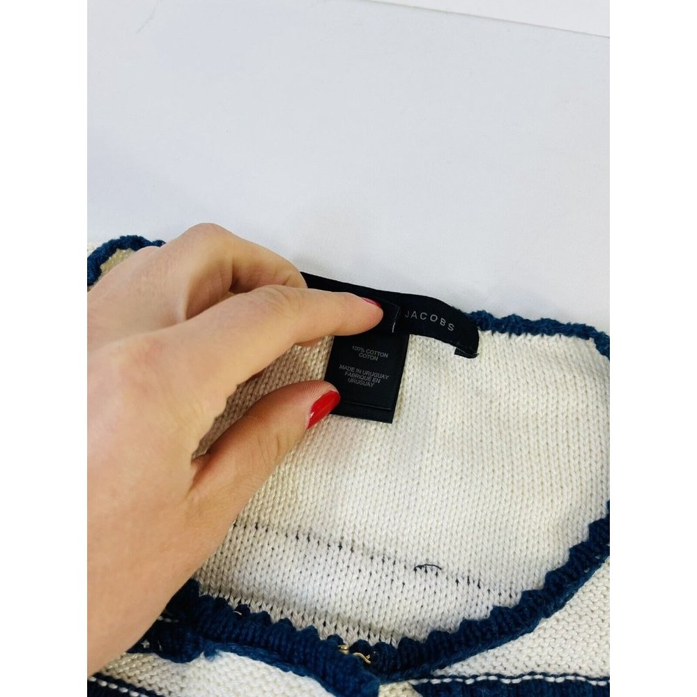 Marc Jacobs Color Block Cotton Knit Cardigan Swea… - image 5